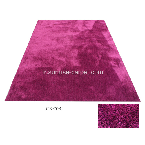 Tapis Shaggy en fil mince microfibre